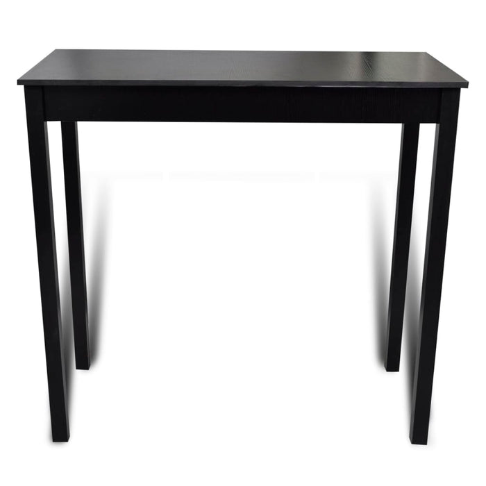 Masă de bar cu 2 scaune de bar negre - WALTI WALTI