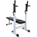Bancă de exerciții fitness dreaptă, bancă de greutăți - WALTI WALTI