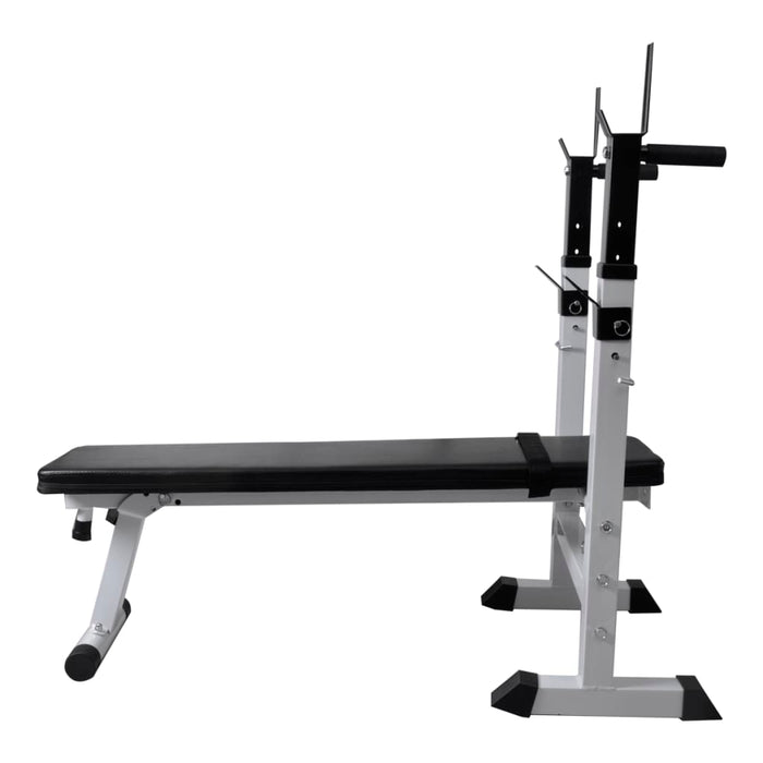 Bancă de exerciții fitness dreaptă, bancă de greutăți - WALTI WALTI