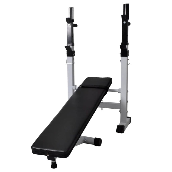 Bancă de exerciții fitness dreaptă, bancă de greutăți - WALTI WALTI