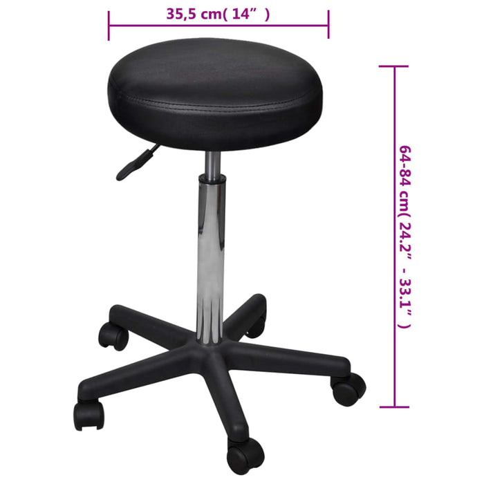 Scaun de birou negru WALTI