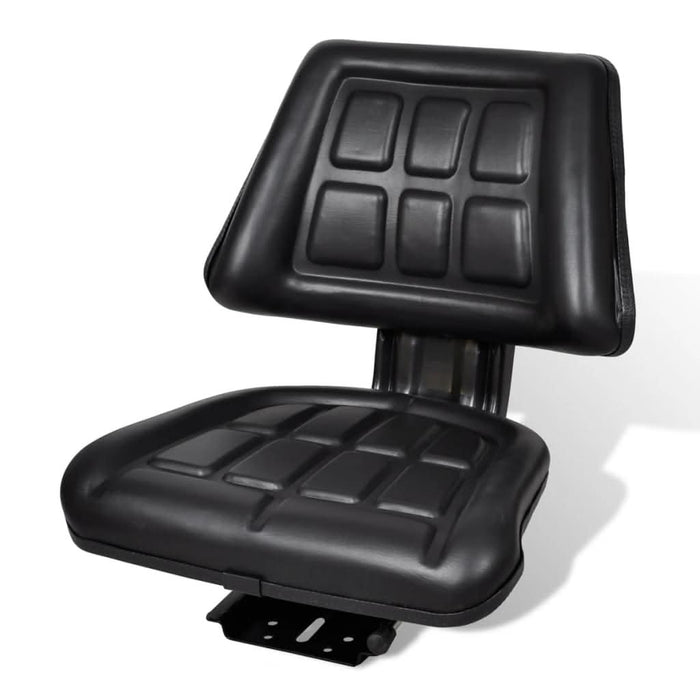 Scaun de tractor cu spătar, negru - WALTI WALTI