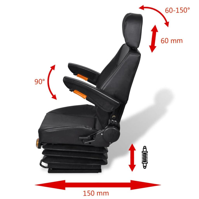 Scaun de tractor cu suspensie - WALTI WALTI