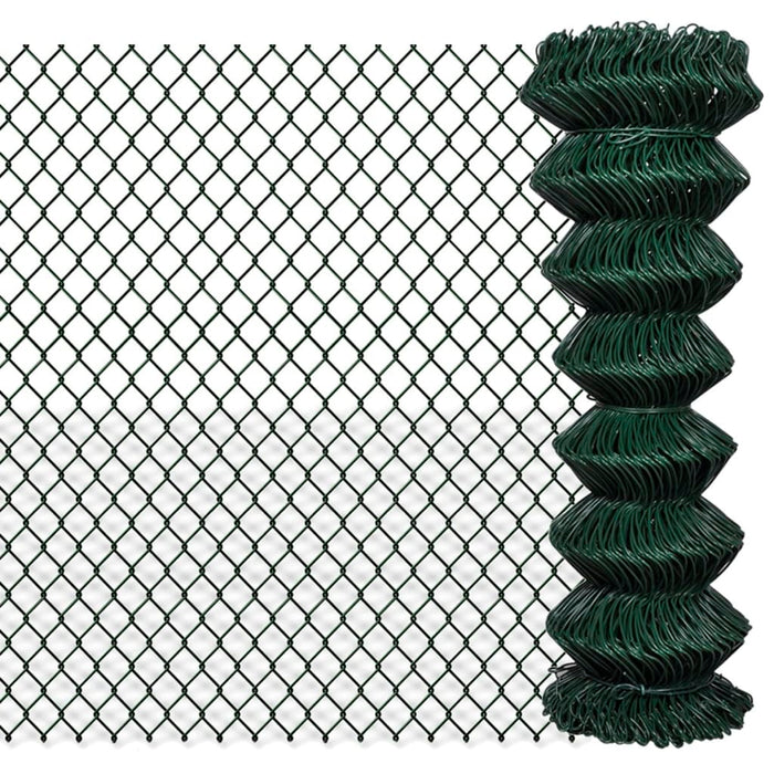 Gard de legătură din plasă, verde, 1,25 x 15 m, oțel - WALTI WALTI