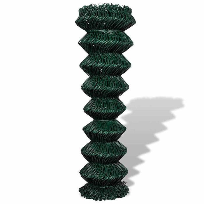 Gard de legătură din plasă, verde, 1,5 x 25 m, oțel - WALTI WALTI