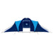 Cort camping textil, 9 persoane, albastru închis și albastru - WALTI WALTI