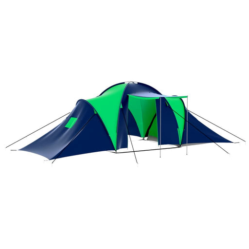 Cort camping din material textil, 9 persoane, albastru și verde - WALTI WALTI