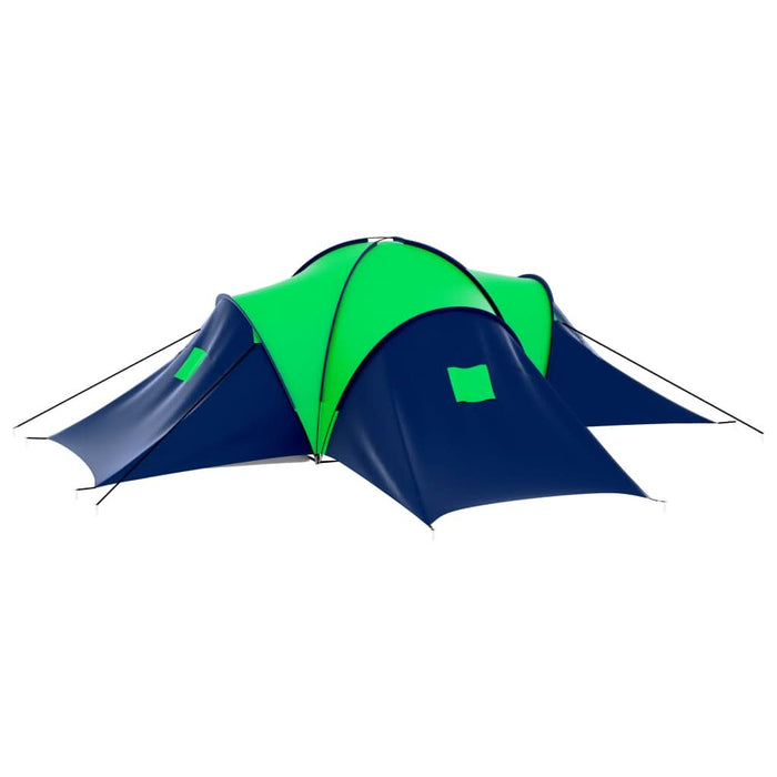 Cort camping din material textil, 9 persoane, albastru și verde - WALTI WALTI