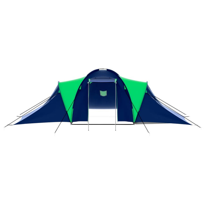Cort camping din material textil, 9 persoane, albastru și verde - WALTI WALTI