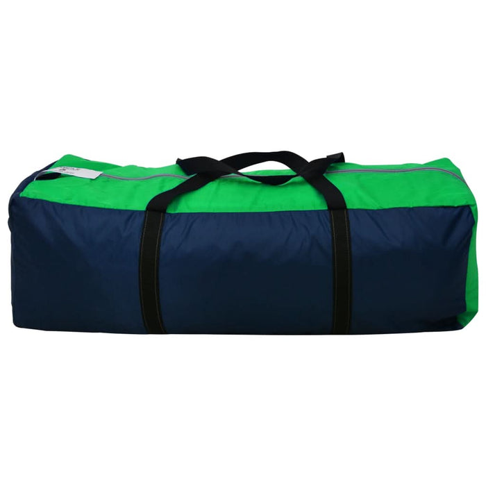 Cort camping din material textil, 9 persoane, albastru și verde - WALTI WALTI