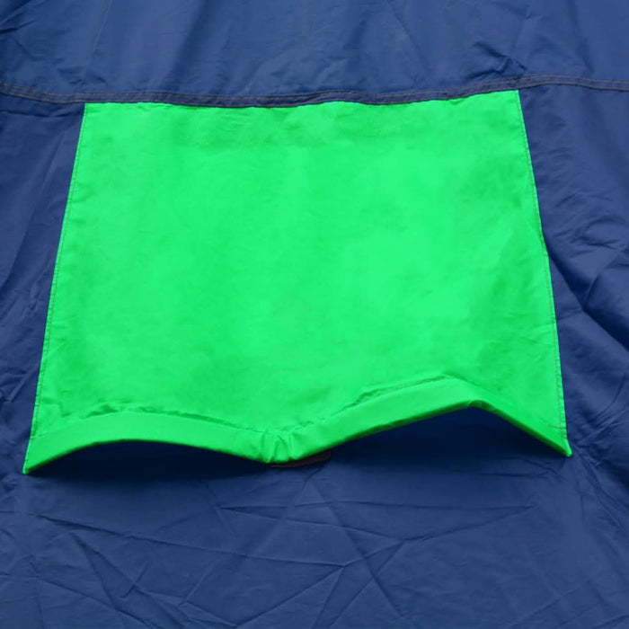 Cort camping din material textil, 9 persoane, albastru și verde - WALTI WALTI