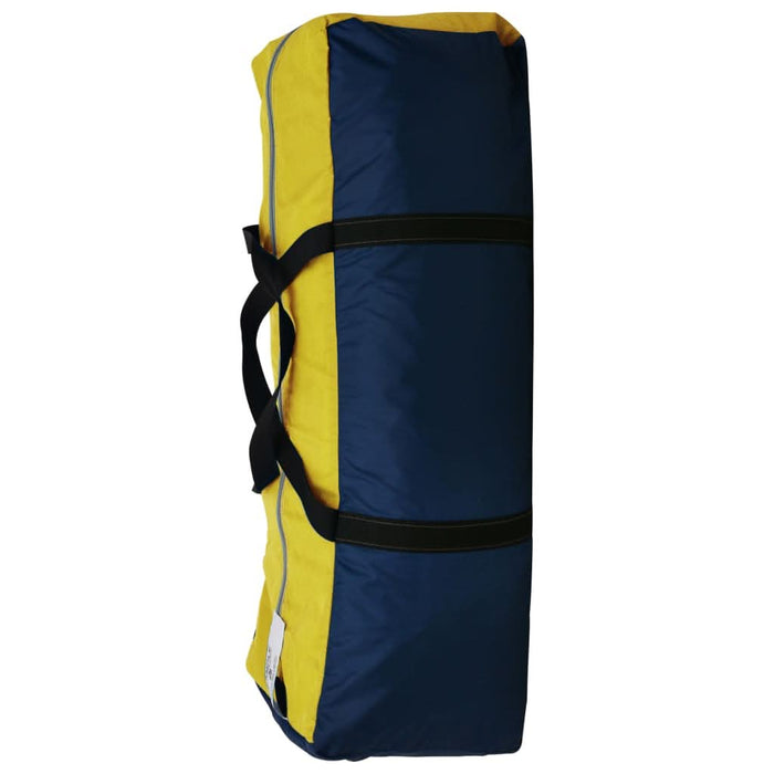 Cort camping material textil, 9 persoane, albastru și galben - WALTI WALTI