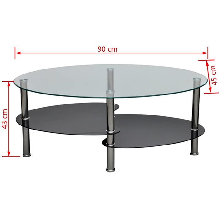 Măsuță de cafea cu design exclusivist, negru - WALTI WALTI
