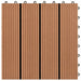 Plăci pentru Deck 11 pcs Maro 30 x 30 cm Lemn compozit - WALTI WALTI
