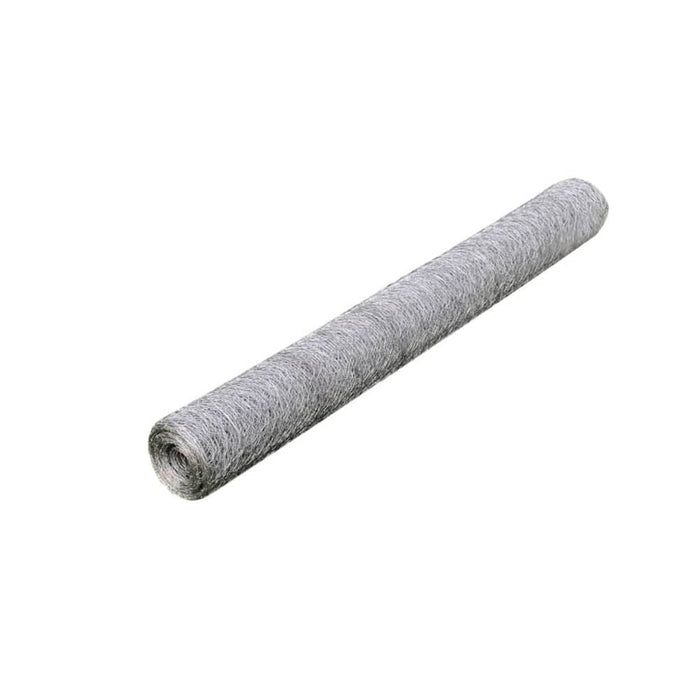 Plasă de sârmă pentru găini, argintiu, 25 x1 m, oțel galvanizat WALTI
