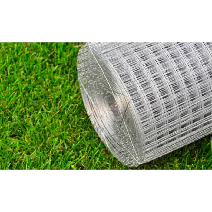 Plasă de sârmă pentru găini, argintiu, 25 x1 m, oțel galvanizat - WALTI WALTI