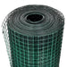 Plasă de sârmă găini, verde, 10 x 1 m, oțel galvanizat cu PVC - WALTI WALTI