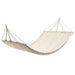 Hamac cu bare 210 x 150 cm, crem - WALTI WALTI