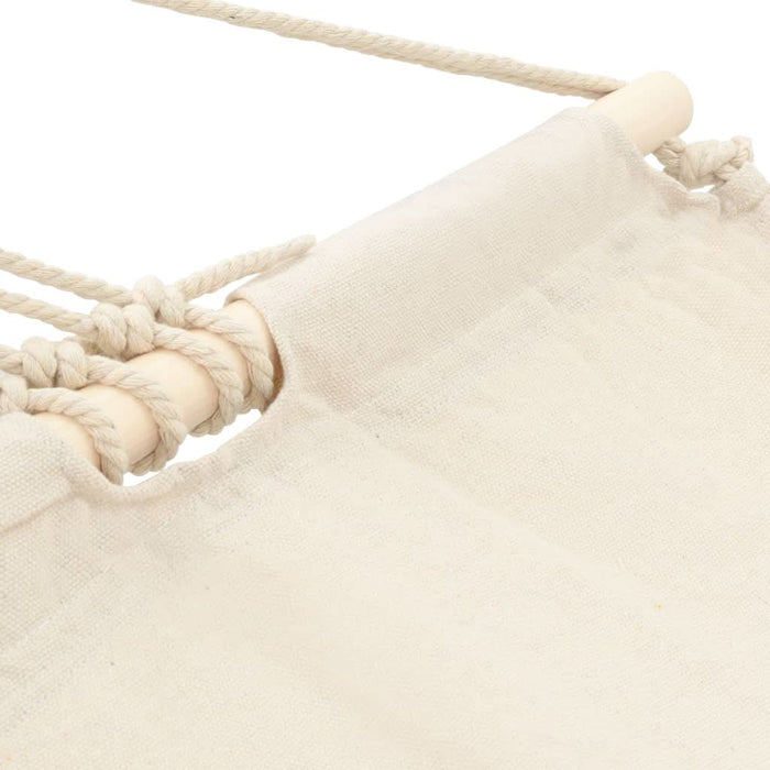 Hamac cu bare 210 x 150 cm, crem - WALTI WALTI