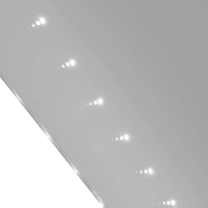 Oglindă de baie de perete, cu lumini LED, 60 x 80 cm（L x î) WALTI