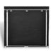Dulap pantofi material textil cu capac, negru, 115x28x110 cm - WALTI WALTI