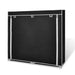 Dulap pantofi material textil cu capac, negru, 115x28x110 cm - WALTI WALTI