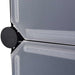 Dulap modular cu 18 compartimente alb și negru 37x146x180,5 cm - WALTI WALTI
