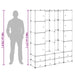 Dulap modular cu 18 compartimente alb 37 x 146 x 180,5 cm - WALTI WALTI