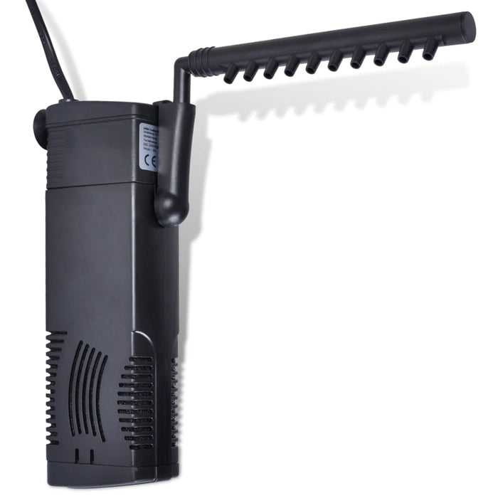 Pompă cu filtru pentru acvariu cu carbon activ, 600L/h - WALTI WALTI