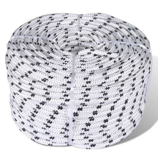 Rolă frânghie împletită parâmă barcă, poliester, 10 mm x 50 m - WALTI WALTI