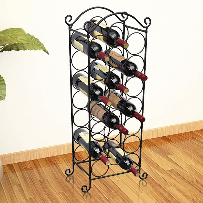 Suport sticle de vin pentru 21 de sticle, metal - WALTI WALTI