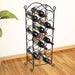 Suport sticle de vin pentru 21 de sticle, metal - WALTI WALTI