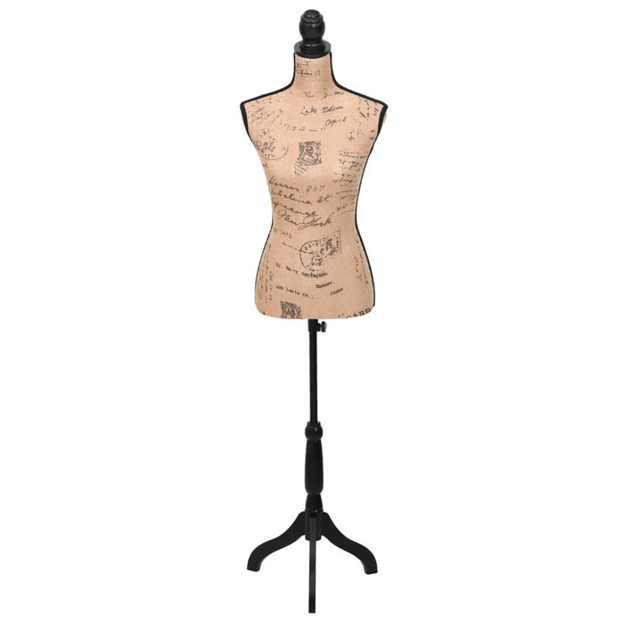 Bust expunere haine damă, maro/negru, manechin croitorie, iută - WALTI WALTI