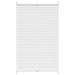 Jaluzea plisse, alb, 70x150 cm, pliuri - WALTI WALTI