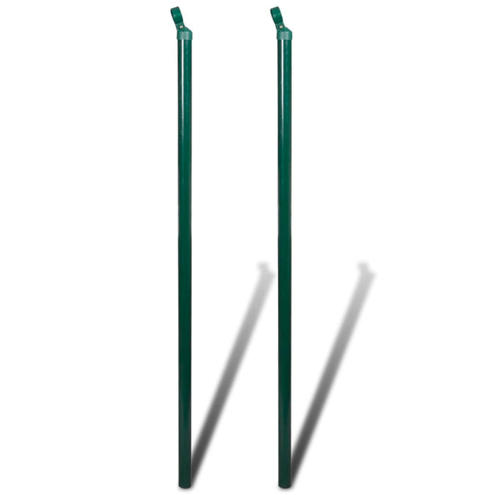 Gard de legătură din plasă cu stâlpi/țăruși, 0,8 x 25 m, oțel - WALTI WALTI