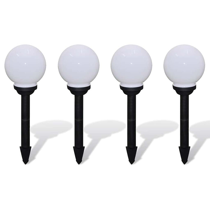 Lămpi de exterior pentru alei LED 4 buc. 15 cm, cu țăruș de sol - WALTI WALTI