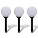 Lămpi de exterior pentru alei LED 3 buc. 20 cm, cu țăruș de sol - WALTI WALTI