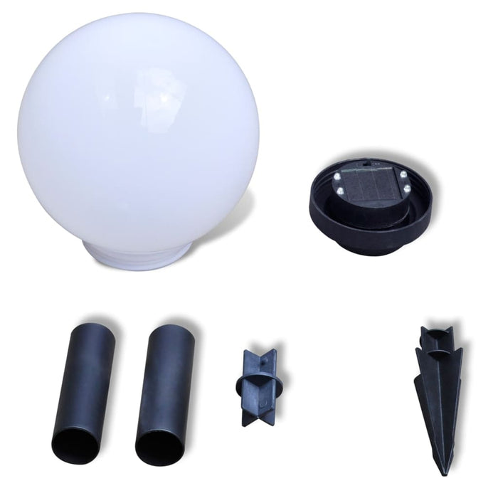 Lămpi de exterior pentru alei LED 3 buc. 20 cm, cu țăruș de sol - WALTI WALTI