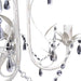 Lampă de plafon suspendată, cristal, candelabru alb elegant - WALTI WALTI