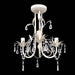 Lampă de plafon suspendată, cristal, candelabru alb elegant - WALTI WALTI