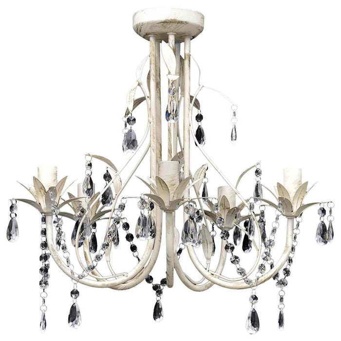 Lampă de plafon suspendată, candelabru cristal, elegant, 5 becuri - WALTI WALTI
