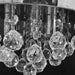Candelabru cu cristale, design cromat - WALTI WALTI