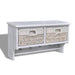Raft de perete, alb, 60 x 23,5 x 33 cm, lemn de paulownia - WALTI WALTI