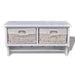 Raft de perete, alb, 60 x 23,5 x 33 cm, lemn de paulownia - WALTI WALTI