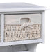 Raft de perete, alb, 60 x 23,5 x 33 cm, lemn de paulownia - WALTI WALTI