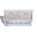 Raft de perete, alb, 60 x 23,5 x 33 cm, lemn de paulownia - WALTI WALTI