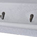 Raft de perete, alb, 60 x 23,5 x 33 cm, lemn de paulownia - WALTI WALTI