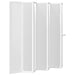 Paravan cadă de duș 140x168 cm, 7 panouri pliabil cu suport prosoape - WALTI WALTI