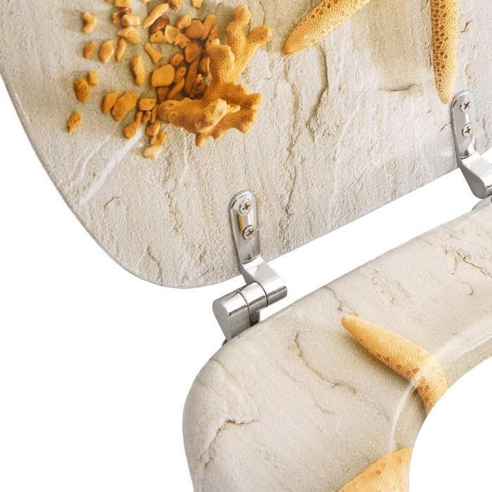 Capac WC, MDF, model stea de mare - WALTI WALTI