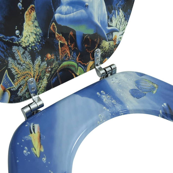 Capac WC, MDF, model delfini - WALTI WALTI